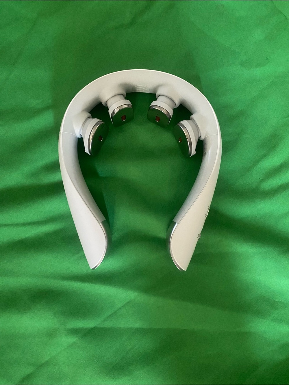 White Neck Massager with Quad Nodes